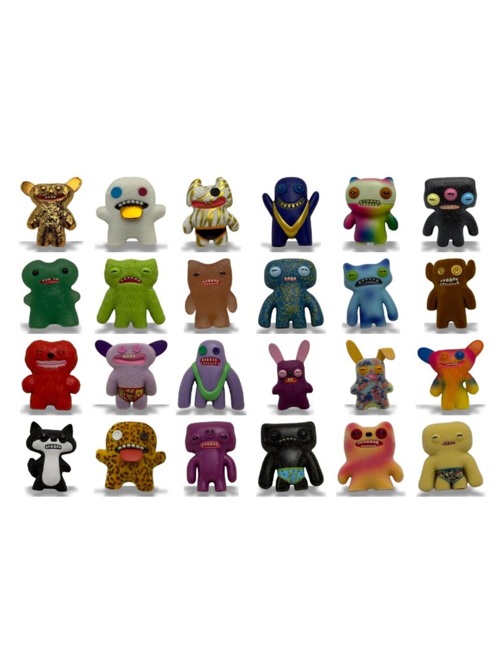 Fuggler 24 Figure Bundle 2.5" Mini Monsters Complete Set Rare Chase New